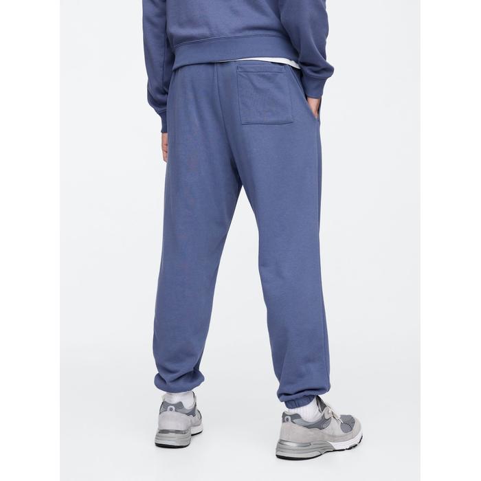 Gap Logo Fransız Havlu Kumaş Jogger Eşofman Altı цвет: Голубой
