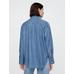 Chambray Denim Oversize Gömlek цвет: Голубой