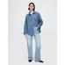 Chambray Denim Oversize Gömlek цвет: Голубой