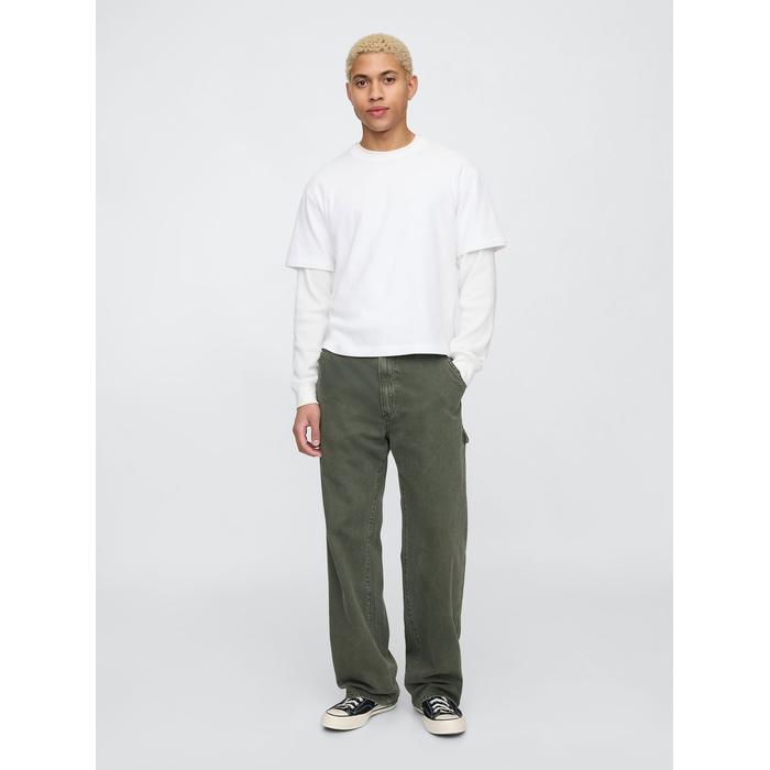 UltraSoft Baggy Carpenter Jean Pantolon цвет: Хаки