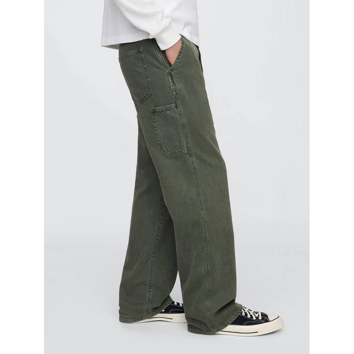 UltraSoft Baggy Carpenter Jean Pantolon цвет: Хаки