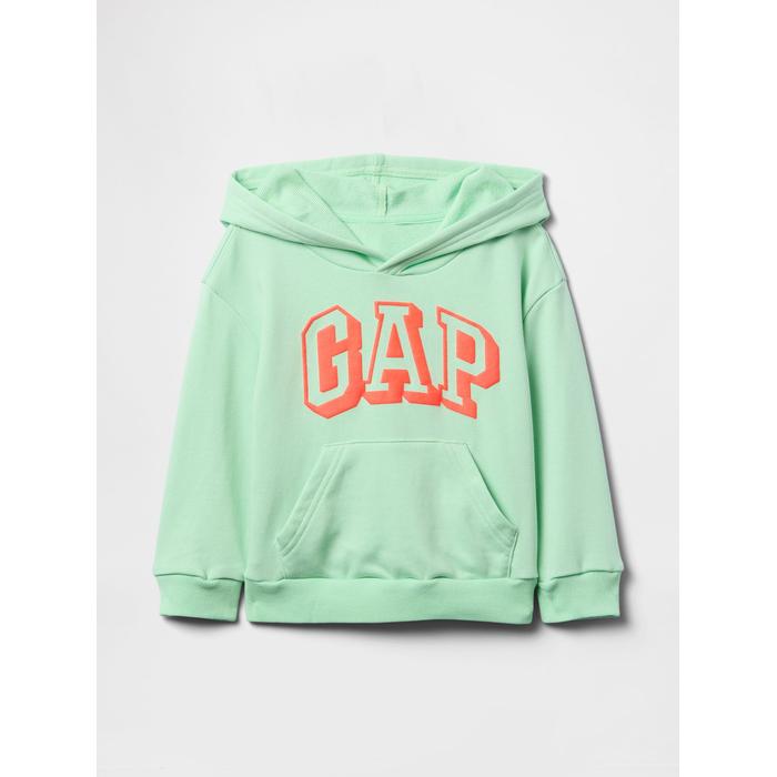 Французская махровая толстовка с логотипом Gap цвет: Зелёный