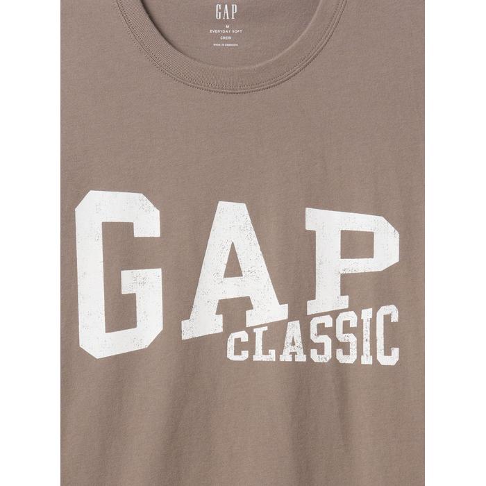 Повседневная футболка с графическим логотипом Soft Gap цвет: Коричневый