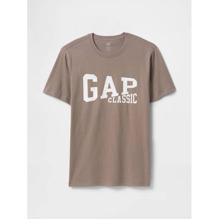 Повседневная футболка с графическим логотипом Soft Gap цвет: Коричневый