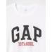 Повседневная футболка с логотипом Soft Gap Istanbul цвет: Белый