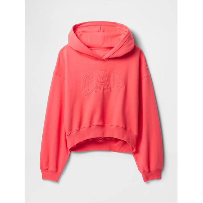 Vintage Soft Gap Logo Fleece Crop Sweatshirt цвет: Розовый