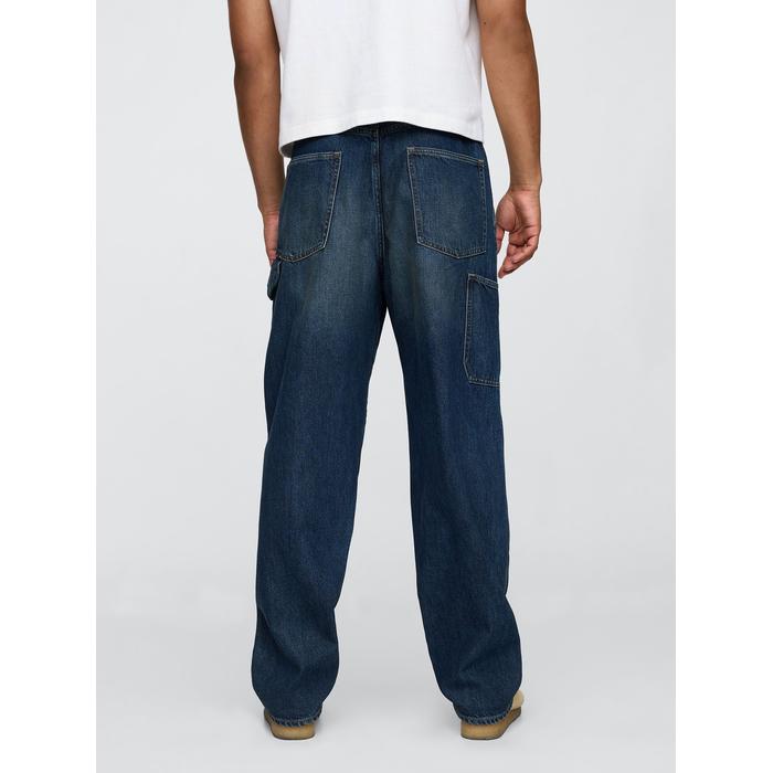 UltraSoft Baggy Carpenter Jean Pantolon цвет: Синий