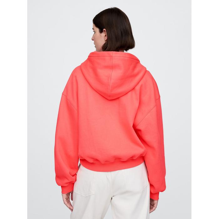 Vintage Soft Gap Logo Fleece Crop Sweatshirt цвет: Розовый