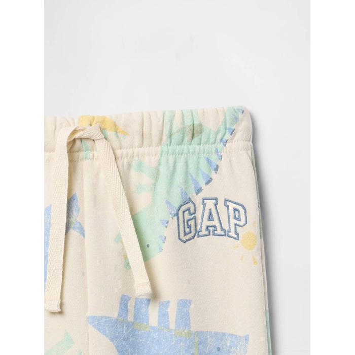 Relaxed Спортивные штаны для джоггера с логотипом Gap цвет: Бежевый