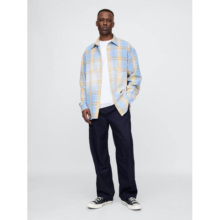 Twill Paraşüt Baggy Pantolon цвет: Синий