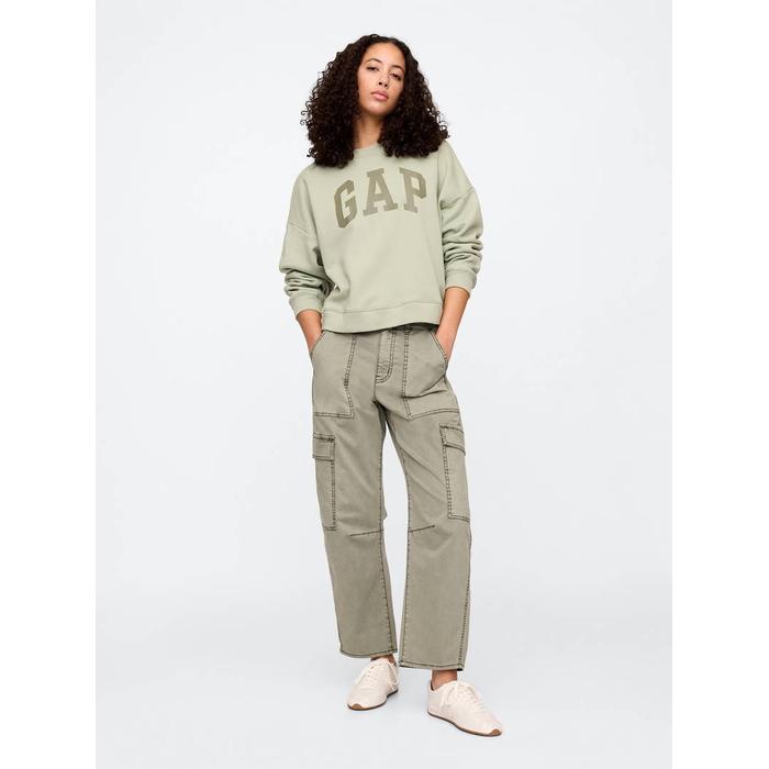 Флисовая толстовка с логотипом Gap цвет: Зелёный