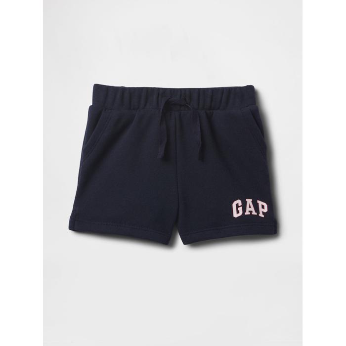 Шорты из французской махровой ткани с логотипом Gap Pull-On цвет: Синий