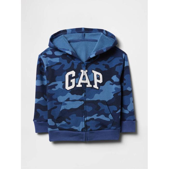 Relaxed Толстовка на молнии с логотипом Gap цвет: Голубой