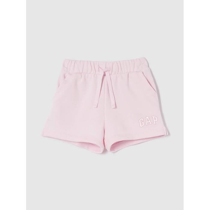 Шорты из французской махровой ткани с логотипом Gap Pull-On цвет: Розовый