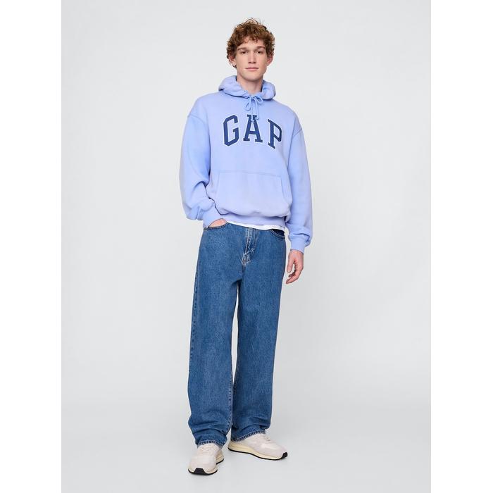 Vintage Soft Oversize Gap Logo Sweatshirt цвет: Голубой