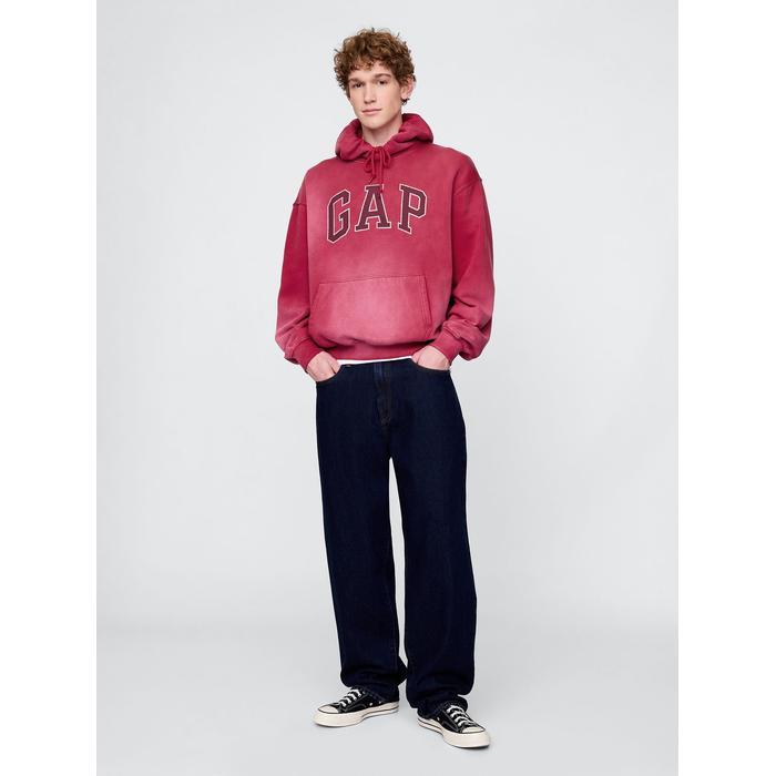 Vintage Soft Oversize Gap Logo Sweatshirt цвет: Красный