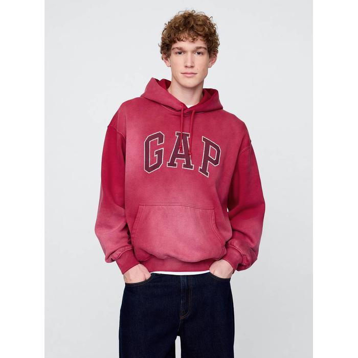 Vintage Soft Oversize Gap Logo Sweatshirt цвет: Красный