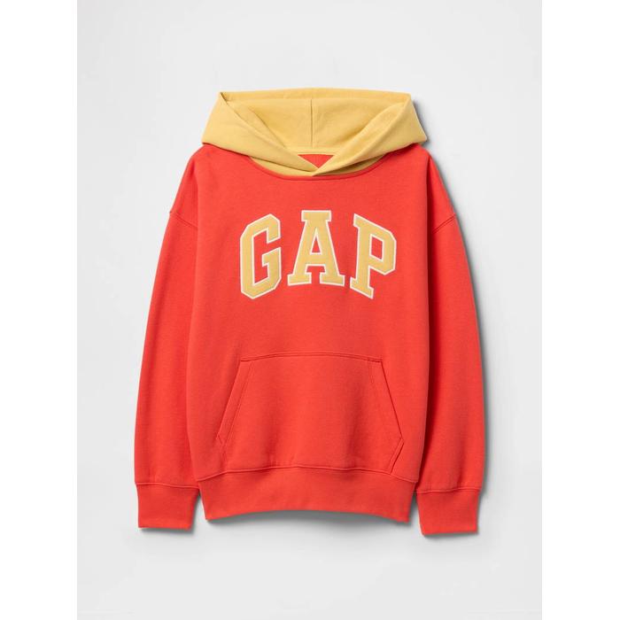 Винтажная толстовка с логотипом Soft Gap цвет: Оранжевый