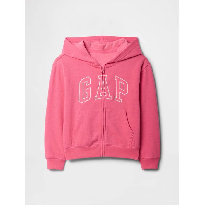 Relaxed Толстовка на молнии с логотипом Gap цвет: Розовый