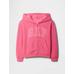 Relaxed Толстовка на молнии с логотипом Gap цвет: Розовый