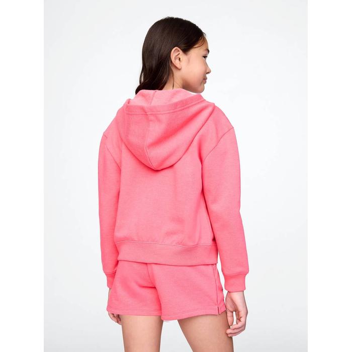 Relaxed Толстовка на молнии с логотипом Gap цвет: Розовый