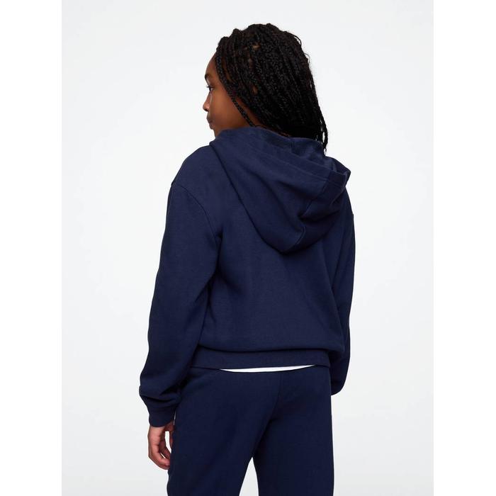 Relaxed Толстовка на молнии с логотипом Gap цвет: Синий