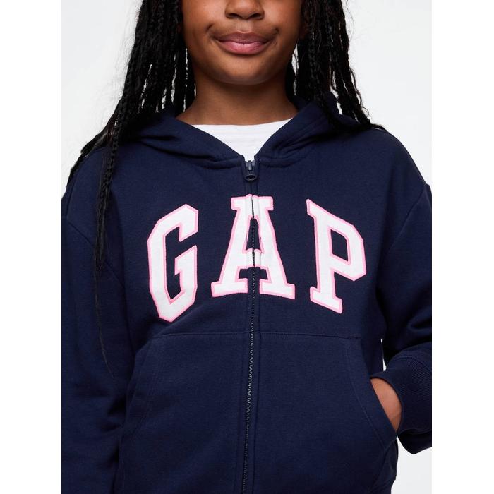 Relaxed Толстовка на молнии с логотипом Gap цвет: Синий