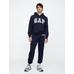 Gap logo Hoodie цвет: Синий