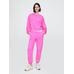 VintageSoft Bisiklet Yaka Crop Sweatshirt цвет: Розовый