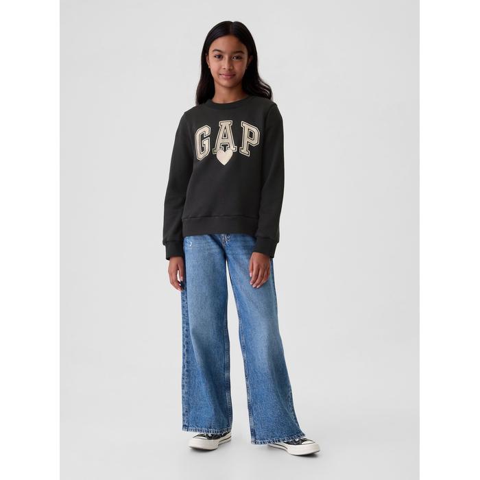 Gap Logo Fleece Sweatshirt цвет: Чёрный