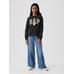 Gap Logo Fleece Sweatshirt цвет: Чёрный