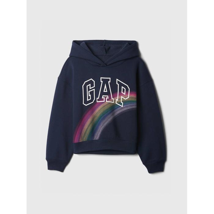 Relaxed Флисовая толстовка с логотипом Gap цвет: Синий