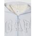 Gap Logo Fermuarlı Sherpa Sweatshirt цвет: Голубой