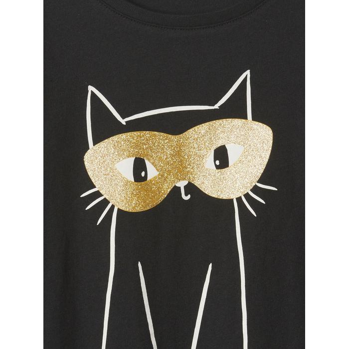 %100 Pamuk Gap Logo Grafikli T-Shirt цвет: Чёрный