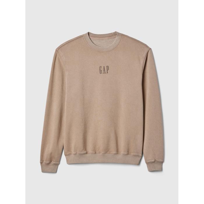 Gap Logo Sweatshirt цвет: Бежевый
