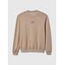Gap Logo Sweatshirt цвет: Бежевый