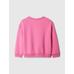 Disney Relaxed Толстовка с рисунком логотипа Gap цвет: Розовый
