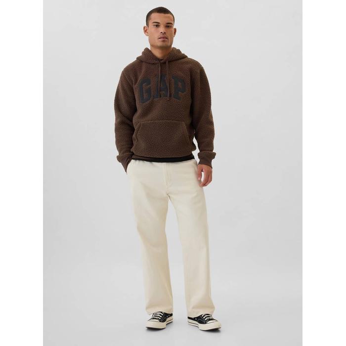 Gap logo Sherpa kapüşonlu üst цвет: Коричневый