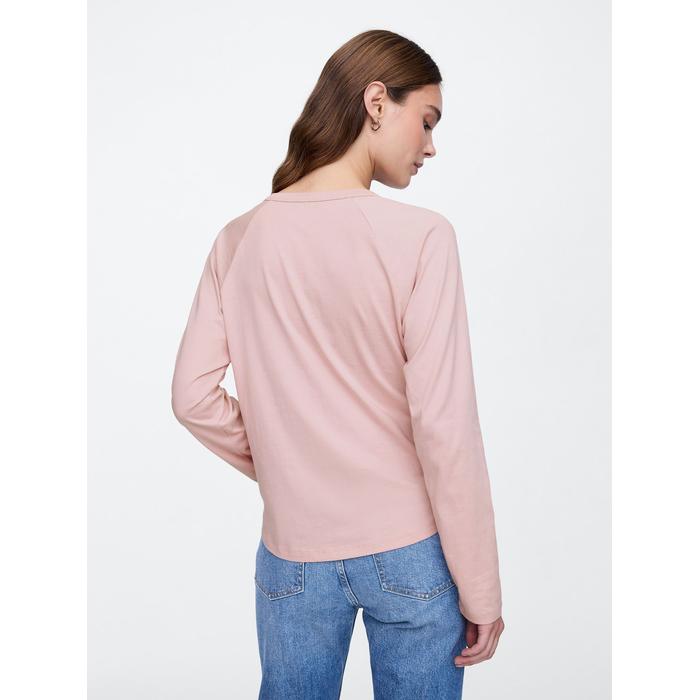Organik Pamuk Raglan Gap Logo T-Shirt