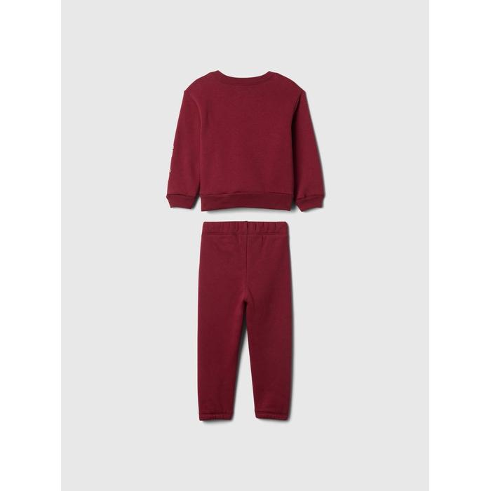 Gap Logo Disney Cars Grafikli 2'li Fleece Outfit Set цвет: Красный
