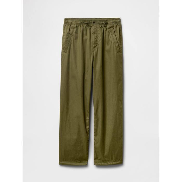 Twill Paraşüt Baggy Pantolon цвет: Зелёный