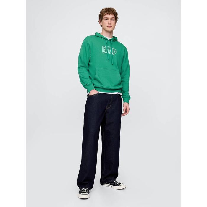 Gap Logo Fransız Havlu Kumaş Sweatshirt цвет: Зелёный