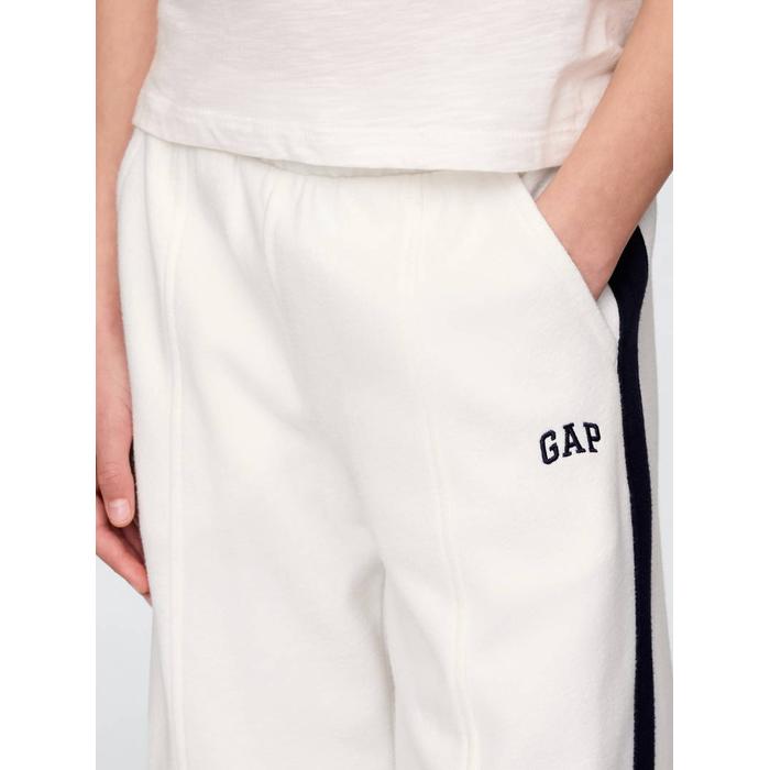 Винтажные мягкие Relaxed спортивные штаны с логотипом Gap цвет: Белый