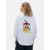 Gap × Disney Oversized Oxford Gömlek цвет: Голубой