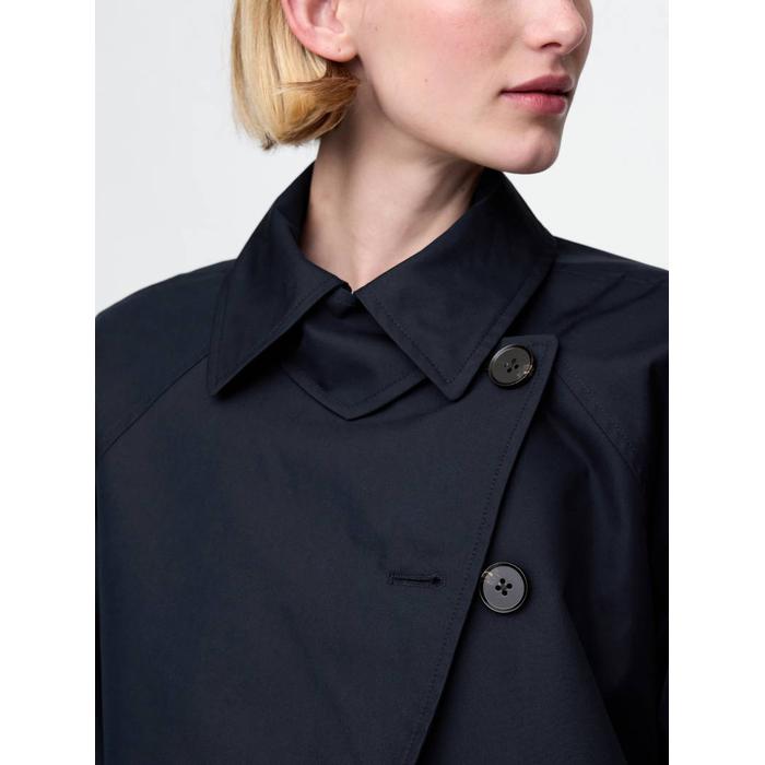 Asimetrik Twill Trençkot цвет: Синий