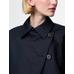 Asimetrik Twill Trençkot цвет: Синий