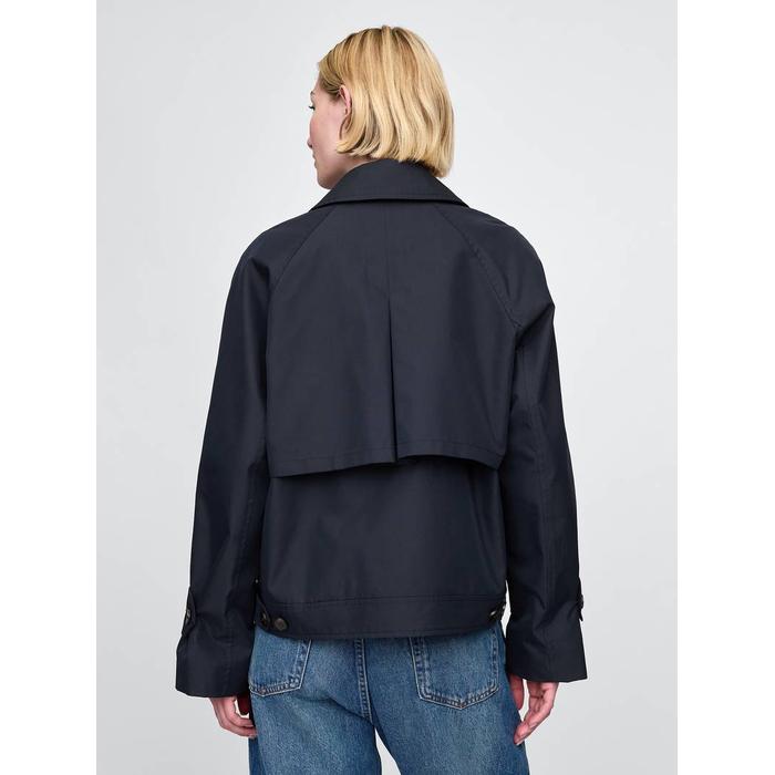 Asimetrik Twill Trençkot цвет: Синий