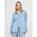 Denim Çizgili Gömlek цвет: Голубой