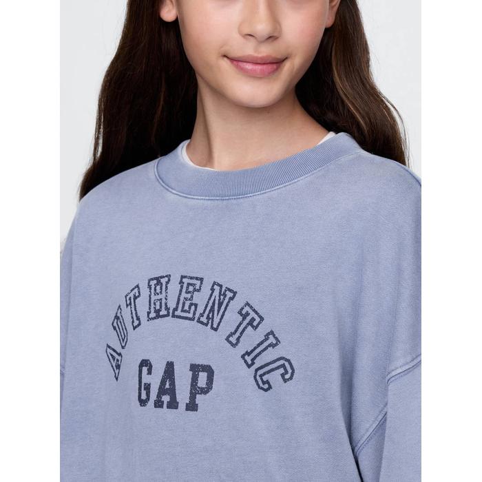 Винтажная мягкая толстовка Americana с логотипом Gap цвет: Голубой