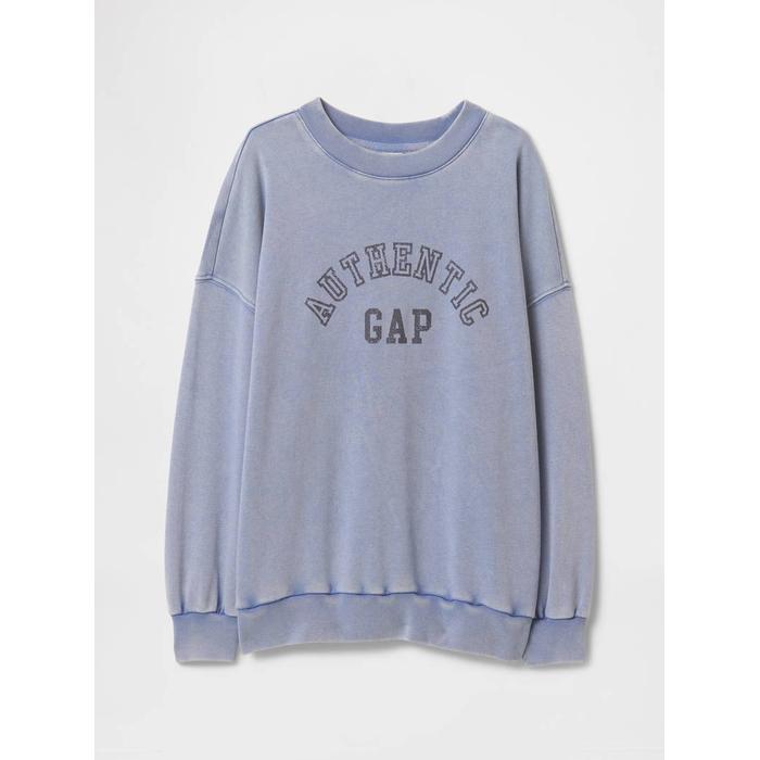 Винтажная мягкая толстовка Americana с логотипом Gap цвет: Голубой